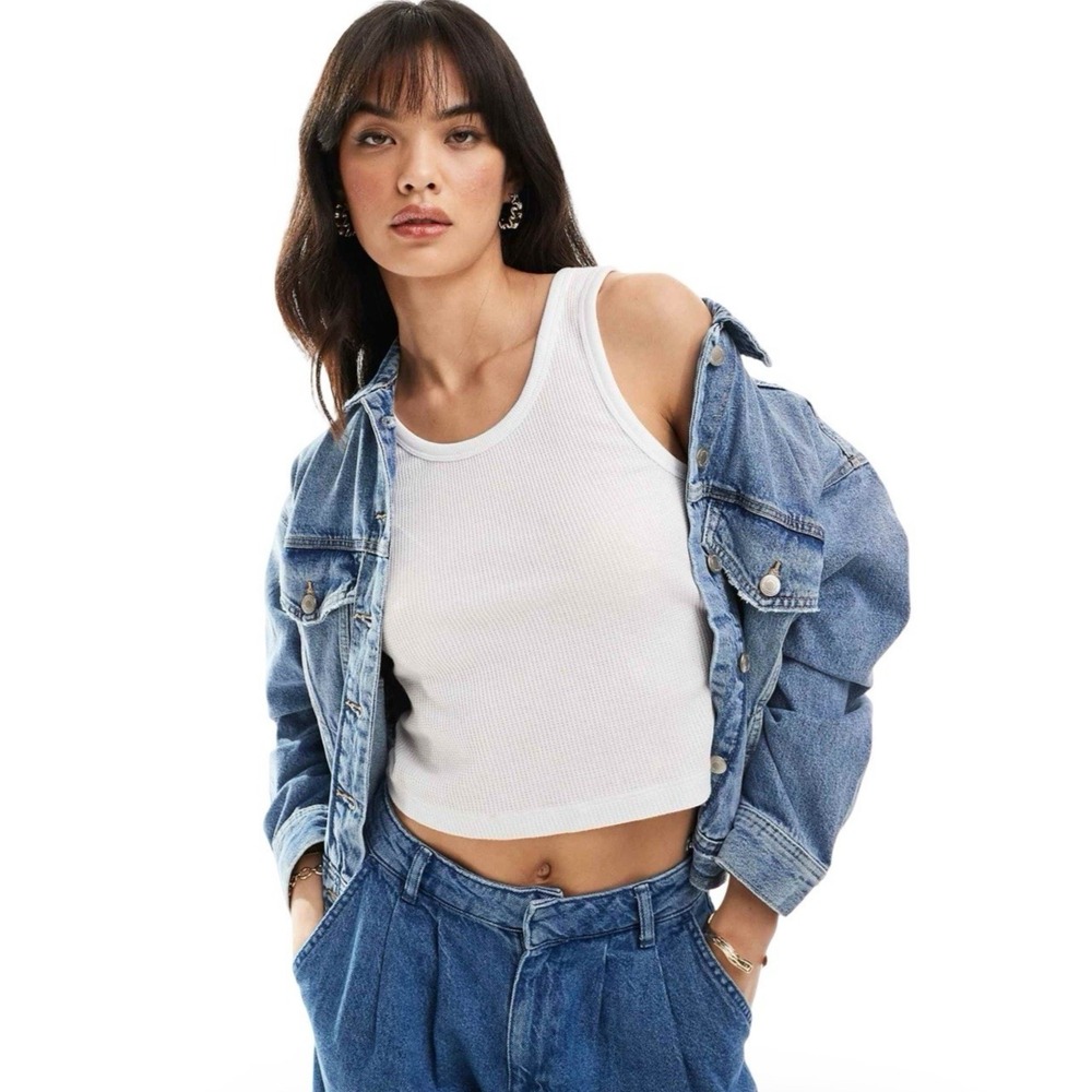 Pull&Bear Light Blue Denim Jacket